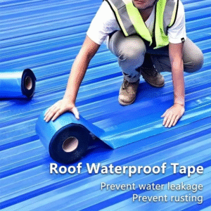 Roof Waterproof Tape, Waterproof Material, Suitable for Metal Surfaces, Roofs, and Iron Sheets to Prevent Water Leakage