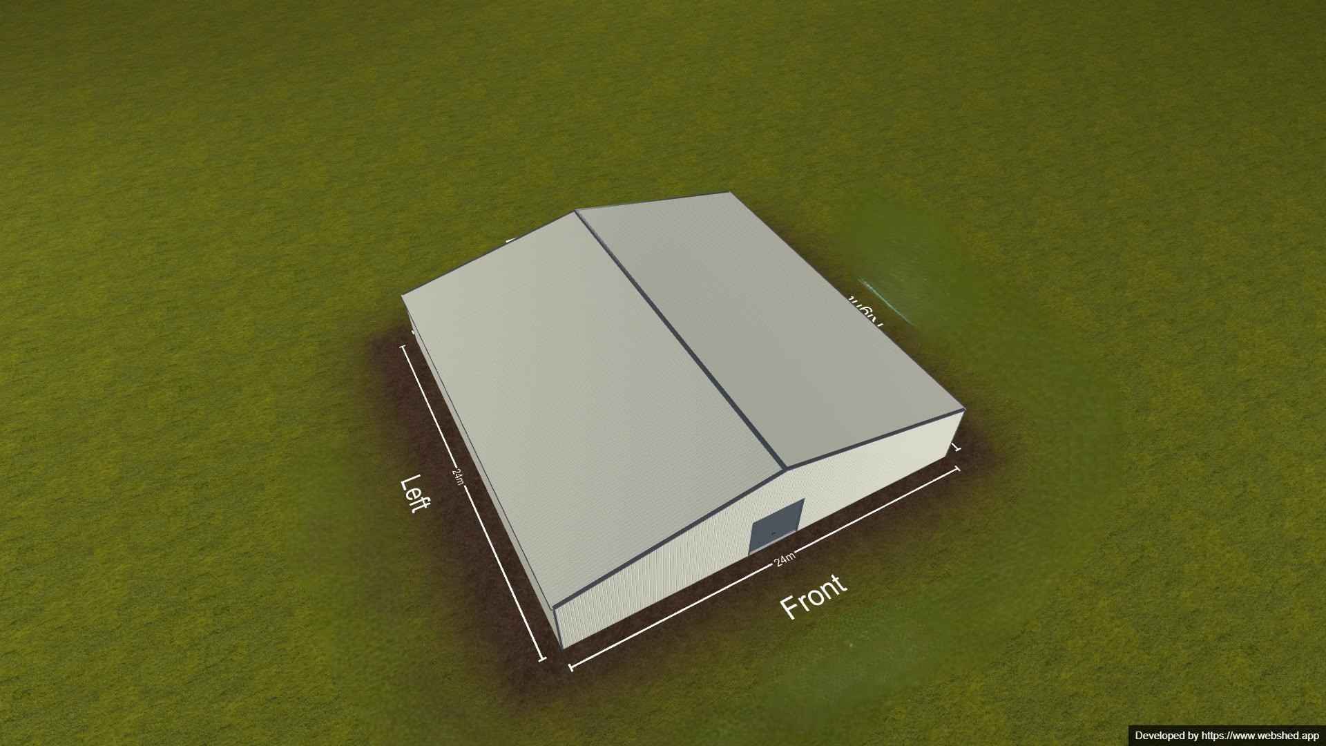 Complete 24x24x4 Meter Steel Structure Kitset - Image 4