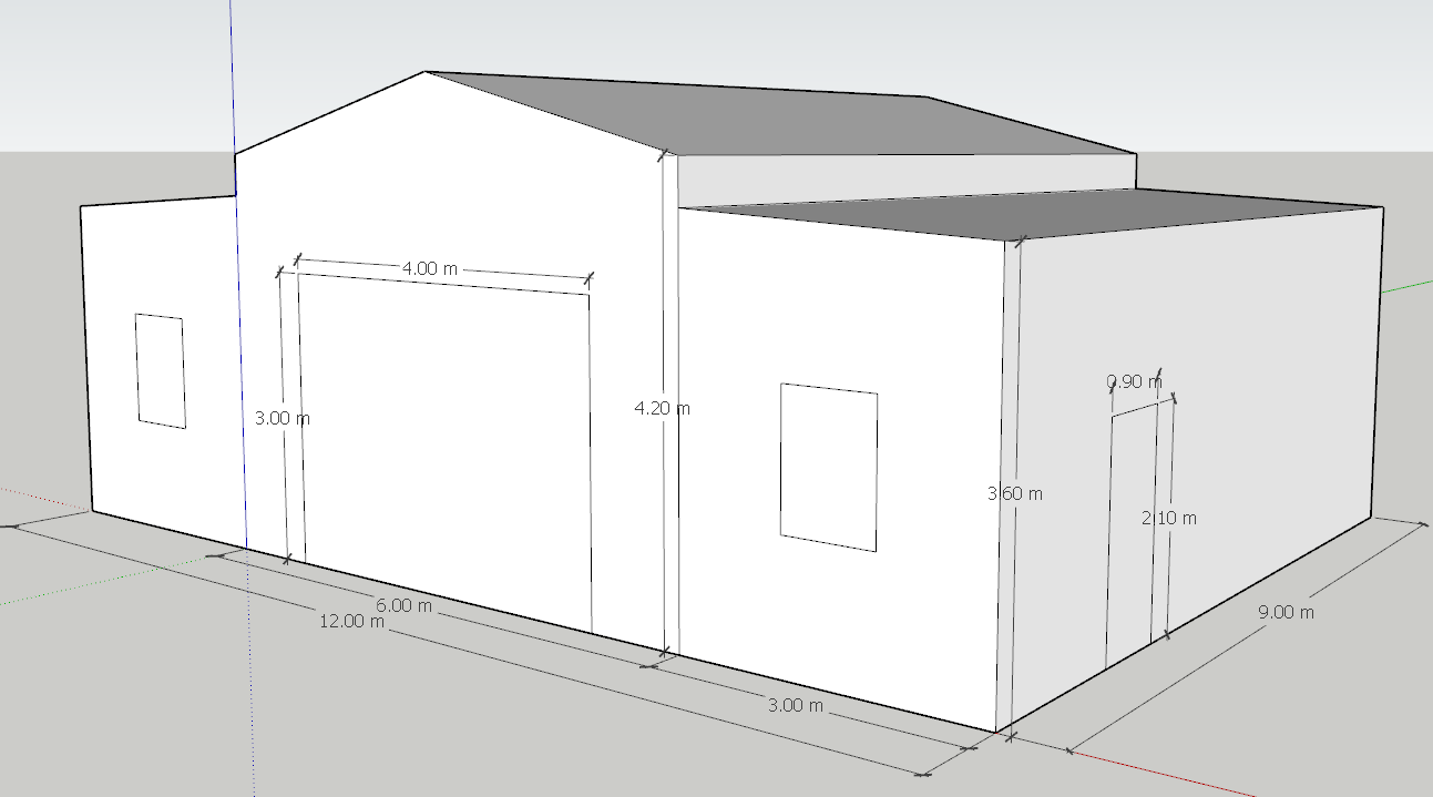 Sturdy Steel Frame American Barn with Colorsteel Roof 12m × 9m× 3.6m - Image 5