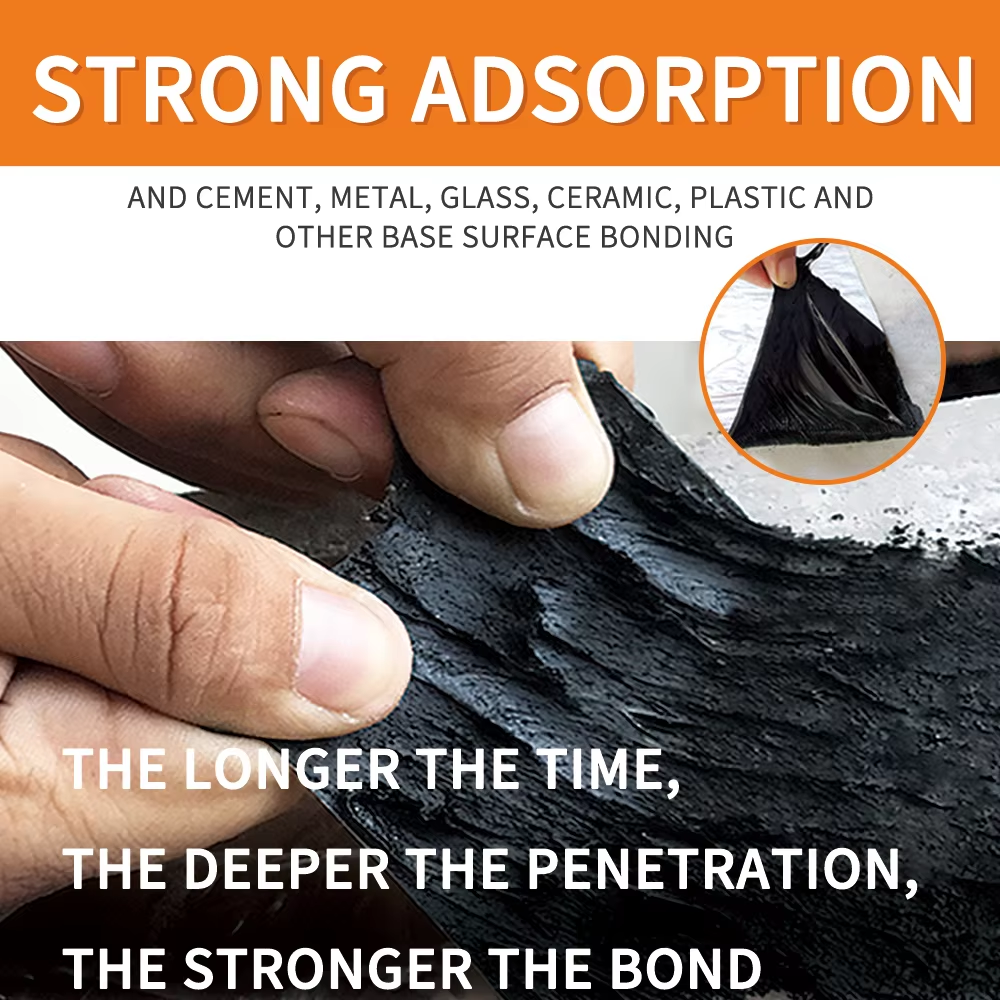 Super Waterproof Tape Self-Adhesive Butyl Sealing Tape Roof Repair Sealed Adhesive Sealant Duct Fix Tape Garden Hose Stop Leaks - Image 5