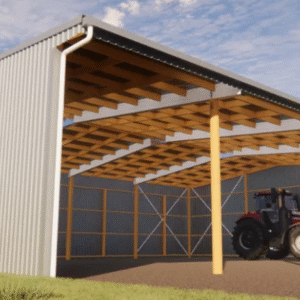 Spacious 18m x 15m Gable Shed Kitset