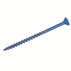 Ruspert Coated 10G x 80 Blue Purlin Screw Countersunk Square Drive