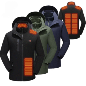 Unisex Smart Heated Fleece Jacket – Custom USB Battery-Powered Winter Wear