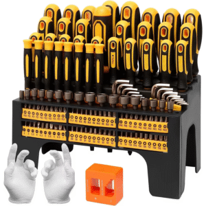 131PCS Magnetic Screwdrivers Set with Plastic Ranking Precision Slotted Phillips Hex Tools Hand Tools
