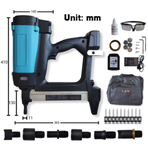 Electric Nail Gun Air Stapler Pneumatic Tools for Frame and Trunking Gas Powered