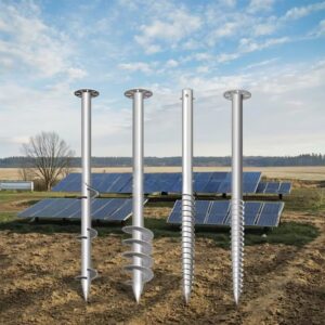 Galvanised Screw Piles