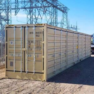 Open Side Door Shipping Container